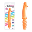 LUST JELLY DOUBLE DONG 9.5" - ORANGE